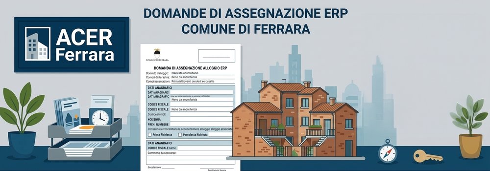 Vai alla pagina relativa alle domande di assegnazioni ERP Ferrara