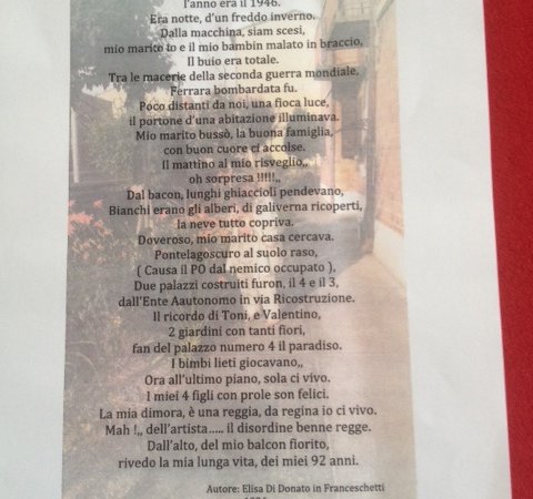 1° classificata Maria Elisa Di Donato